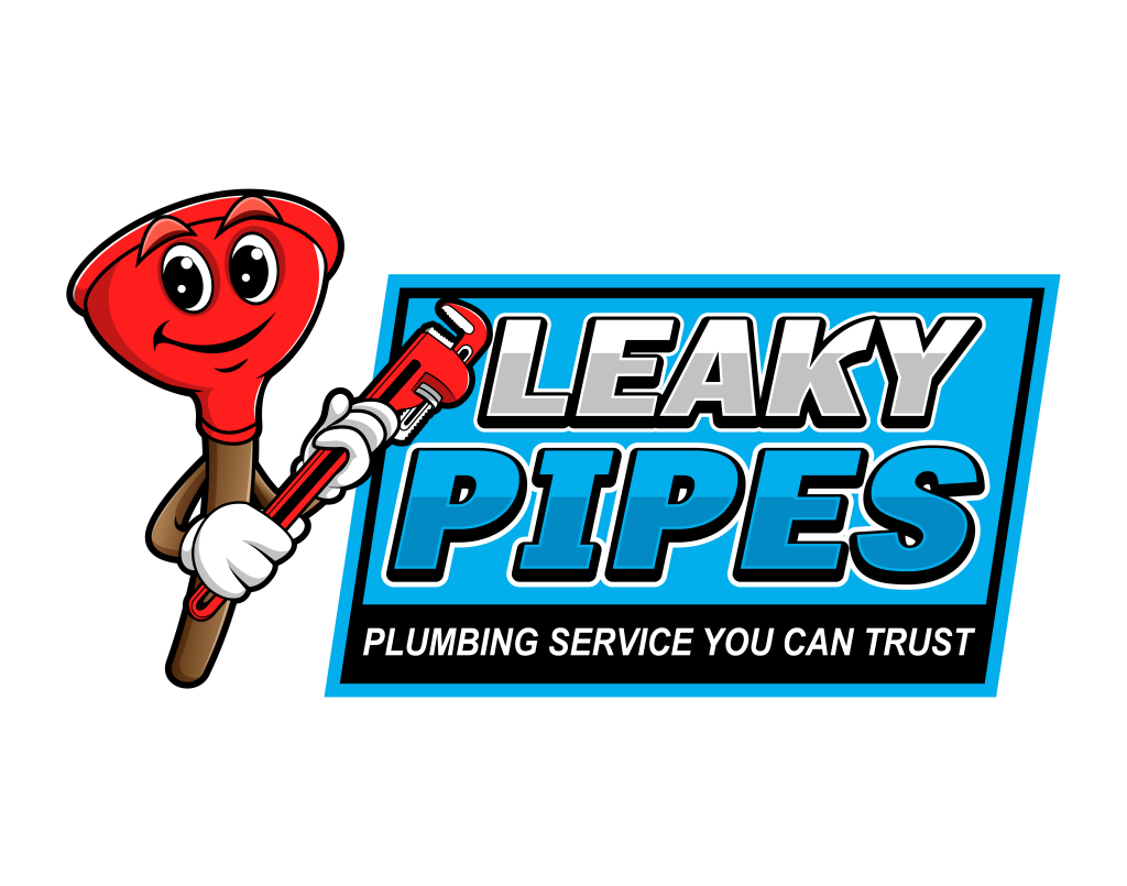 Leaky Pipes Plumbing Logo